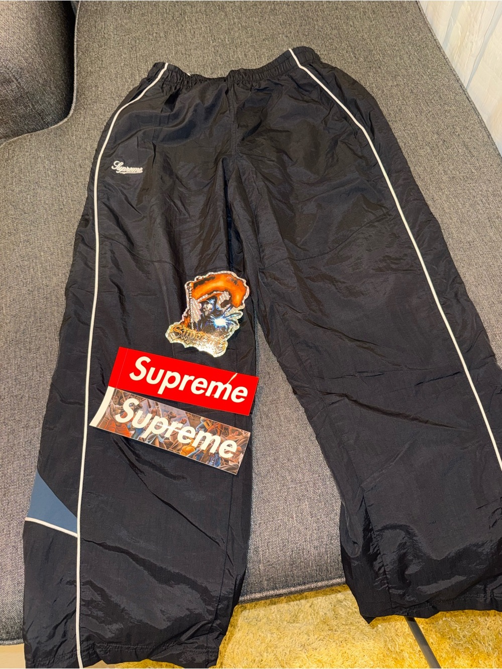 Supreme track pants (cst top) - M